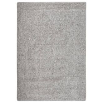 vidaXL Alfombra Peluda Antideslizante Gris Claro 160x230 Cm Vidaxl