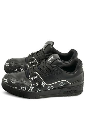 Louis Vuitton LV Trainer leather sneakers - Black