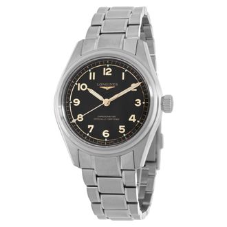 Longines Spirit Pilot Automatic Black Dial Mens Watch L3.809.4.53.6