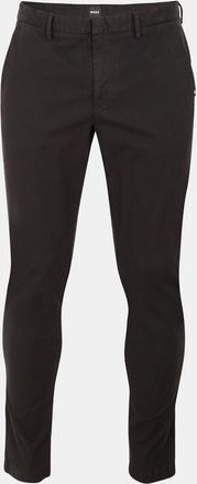 HUGO BOSS Mens Kaito3 Solid Patterned Straight Chinos in Black - Size 38W/32L