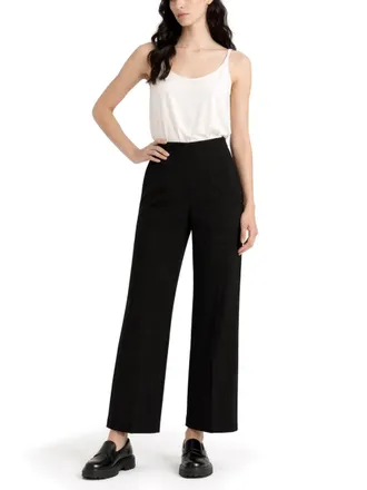 Theory Loose-Fit Triacetate Trousers - Black