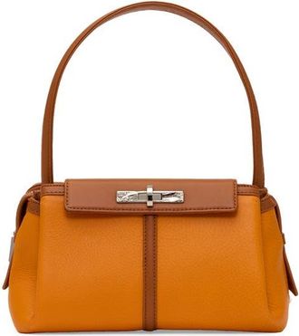 Hammitt Medium Lock Bag in Tailored Tangerine/silver at Nordstrom