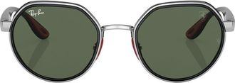 Ray-Ban geometric-frame sunglasses - unisex - Metal - 51 - Silver