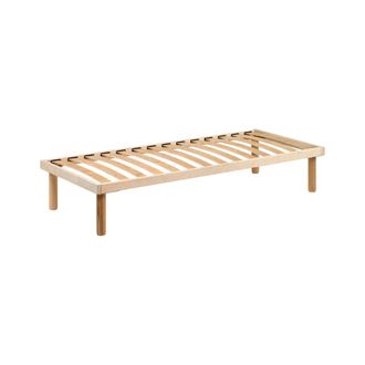Talamo Italia Somier individual de madera gris 80x190h32 cm