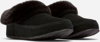Sorel Womens Coffee Run Slipper In Black Sea Salt