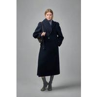 Alaia Curved Coat Wool