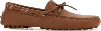 Prada Mens Caramel Leather Loafers Cognac Sneaker