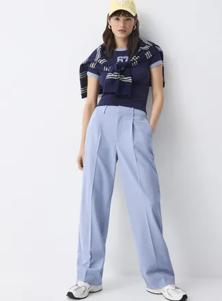 Twik Womens Solid straight dress pant