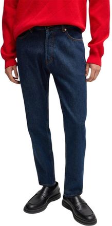 HUGO BOSS Hugo Mens Mid Rise Slim Fit Five Pocket Jeans in Navy - Blue - Size 30W/32L