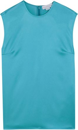 Stella McCartney Stella Mccartney Sleeveless Satin top - Blue - 38 (UK6 / XS)