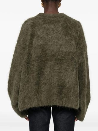 Toteme crew-neck sweater - women - Elastane/Polyamide/Alpaca - M/L - Brown