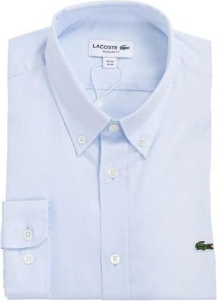 Lacoste Klassieke Overhemd - Heren - Zakelijke Overhemden - Blauw - XL - Overhemden