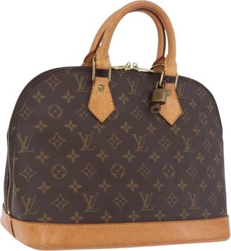 Louis Vuitton Alma Monogram Canvas Brown Canvas Handbag (Pre-Owned)