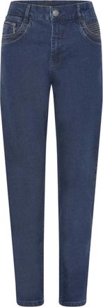 C.Ro Blauwe De Suzanne Broek met Ritsdetails - Dames - Slim Fit Jeans - Blauw - XS - Katoen - Jeans