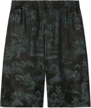 Off-white Fresco Visc Jacq Bowling Shorts Size M