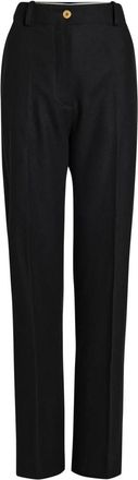 Patou Iconic Long Trousers - female - Patou - Straight Trousers - Black - XS - Trousers