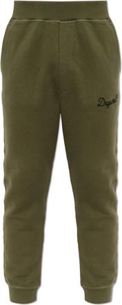 Dsquared2 Signature Jersey Pant - Heren - Sweatpants - Groen - S - Katoen - Broeken