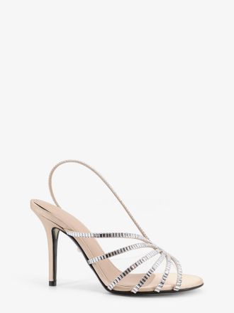 Alev&igrave; Sandali Star Xtal 95 in raso con cristalli all-over - ALEVI - gender_Woman