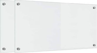 vidaXL Salpicadero De Cocina 2 Pcs Transparente 80 X 40 Cm Vidaxl