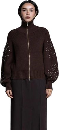 Kaos Cardigan - - Knitwear - Donna - Marrone - S