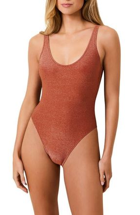 Solid & Striped The Hailey One-Piece Swimsuit in Spice at Nordstrom, Size X-Large