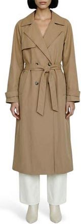 Vero Moda Tessa Trench Coat in Kelp at Nordstrom Rack, Size X-Small