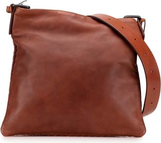 Bottega Veneta Pre-owned Bottega Veneta Intrecciato Trimmed Nappa Crossbody Ladies 261983