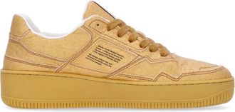 Moea Ananas Lage Sneaker - Heren - Sneakers - Beige - 35 EU - Polyester - Schoenen