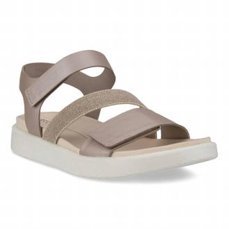 Ecco Womens Flowt Sandal In Grey Rose Metallic