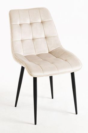 Regalos Miguel Sillas Comedor - Silla Cade Terciopelo - Beige