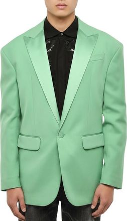 Dsquared2 Green Peaked Lapel Blazer