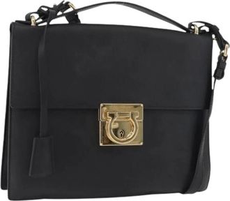 Ferragamo Pre-owned Cross Body Bags, female, Black, Size: ONE SIZE Pre-owned Shoulder Bag