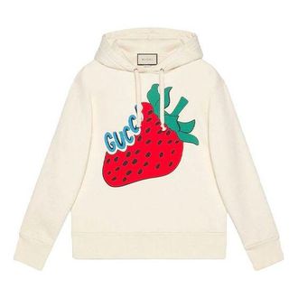 Gucci Loose Strawberry Print For Men Gray/White 475374-XJA1R-9230