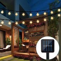 OEM Guirnalda De Luces Solares Para Jard&iacute;n, Xu, 6.5, 30 Bolas De Cristal Led Impermeables, 8 Luces Solares Exteriores Con Efecto Estrellado, Jard&iacute;n, Fiest