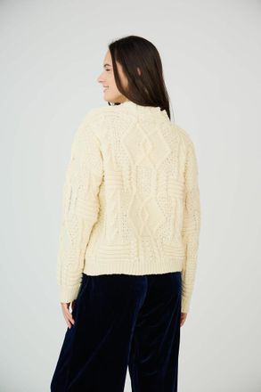 See U Soon Trui in grof tricot met ronde hals