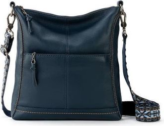 The Sak Lucia Crossbody Leather Bag in Indigo at Nordstrom