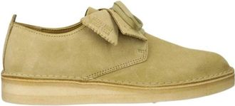 Clarks Coal London - Heren - Veterschoenen - Beige - 44 1/2 EU - Su&egrave;de - Schoenen