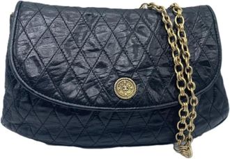 Chanel Pre-owned Cross Body Bags, female, Black, Size: ONE SIZE Pre-owned Leather chanel-bags