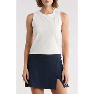 Marika Ellie Ribbed Crop Tank in Sugar Swizzle at Nordstrom Rack, Size X-Large