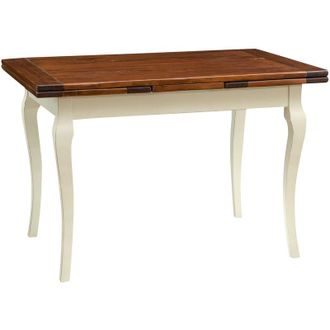 Biscottini International Biscottini - Tavolo legno massello 120x80 cm Tavolo allungabile cucina artigianale Made in Italy
