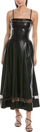 WeWoreWhat Lace Corset Midi Dress