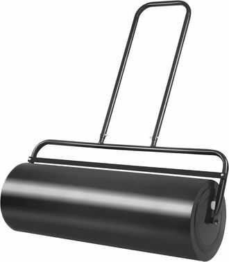 Costway Costway - Rodillo De C&eacute;sped De Jard&iacute;n De Acero Rodillo De Mano De 63 L Apisonador Para C&eacute;sped (negro)
