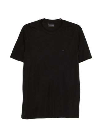 Emporio Armani Modal And Silk Blend T Shirt