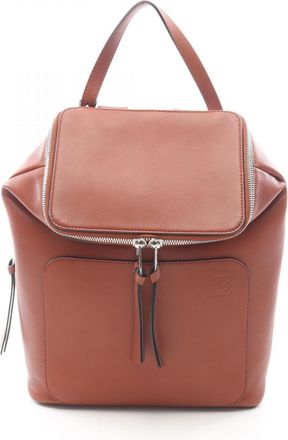 Loewe Brown Leather Backpack (Pre-Owned)