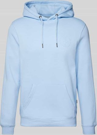 Blend Hoodie mit Statement-Print Modell JANNUS in Hellblau, Gr&ouml;&szlig;e M