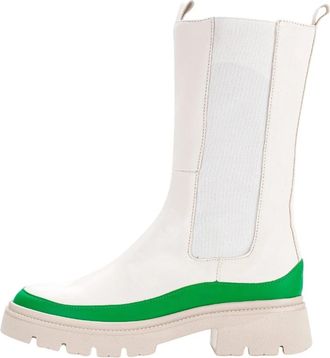 Gabor Medium Lange Laars - Dames - Chelseaboots - Wit - 38 1/2 EU - Schoenen