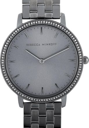 Rebecca Minkoff Major Quartz Crystal Grey Dial Ladies Watch 2200350