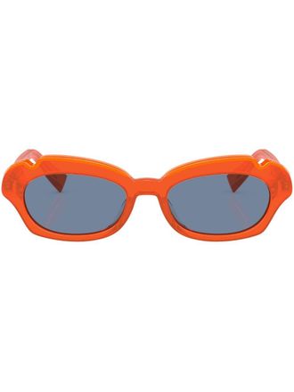 Alain Mikli Occhiali da sole tondi - Arancione