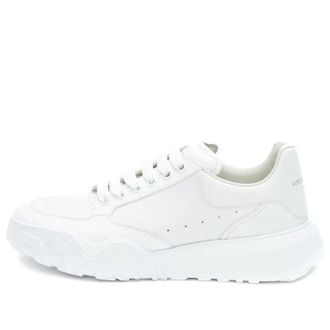 Alexander McQueen Court Trainers White Leather 634619WIA989000