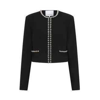 Dante6 Virgo Bead Blazer - Dames - Jassen - Zwart - Maat: XS Leer